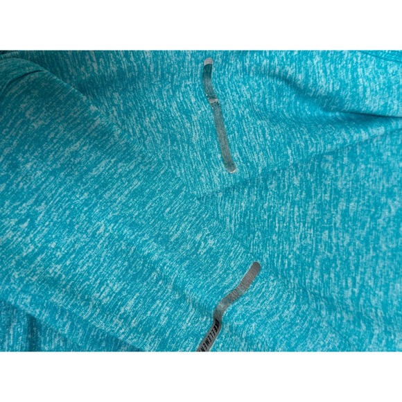 Nike Running‎ Women's Dri-Fit Quarter Zip Jacket Size M Thumb Holes Teal - Picture 4 of 10